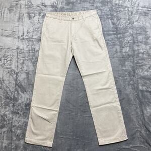 Calvin Klein Straight Chino Pants Men's Size 34 White Pants